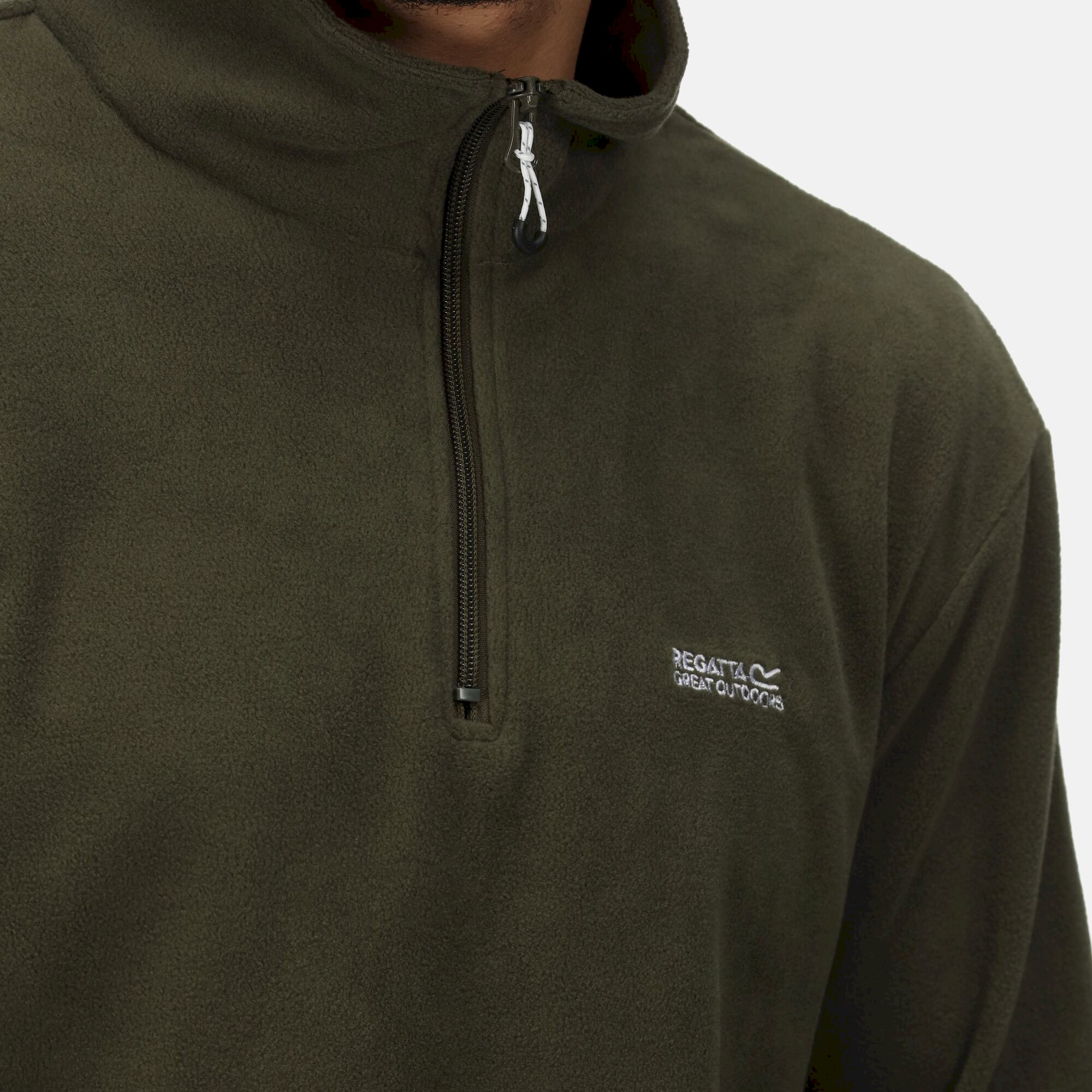 Men's Thompson Lightweight Half Zip Fleece | Dark Khaki