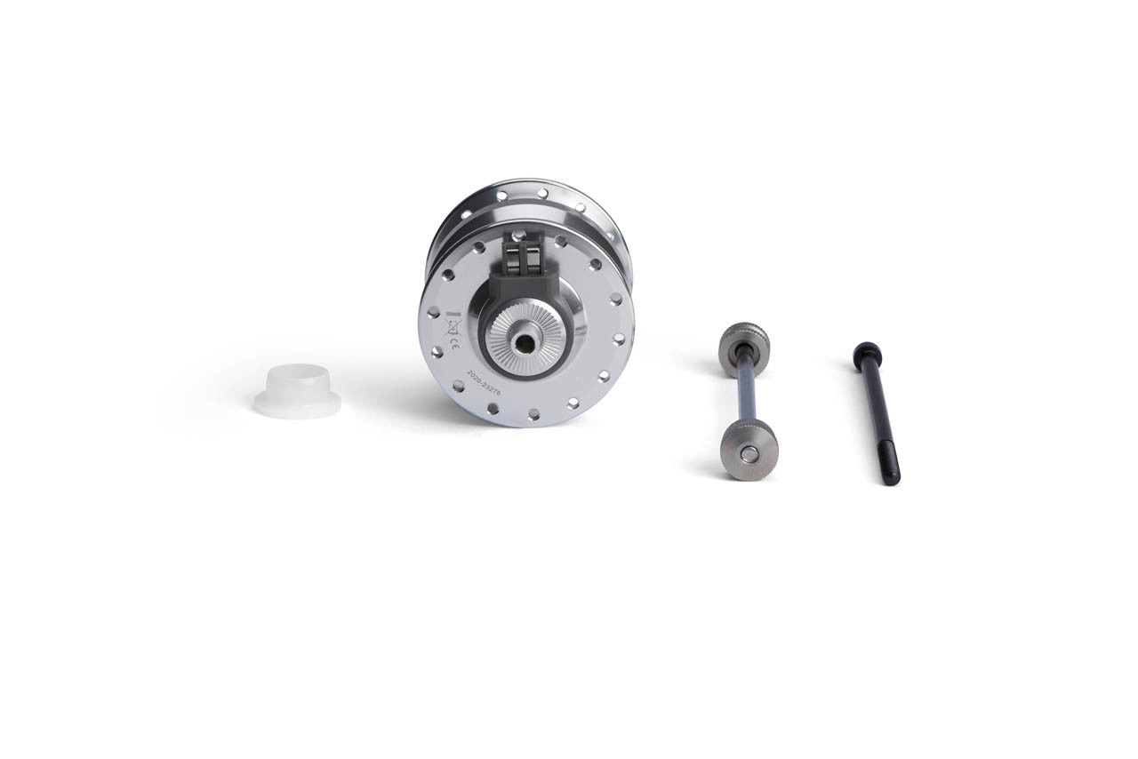 Brompton SV8 Dynamo Hub Silver 28H & Fixings
