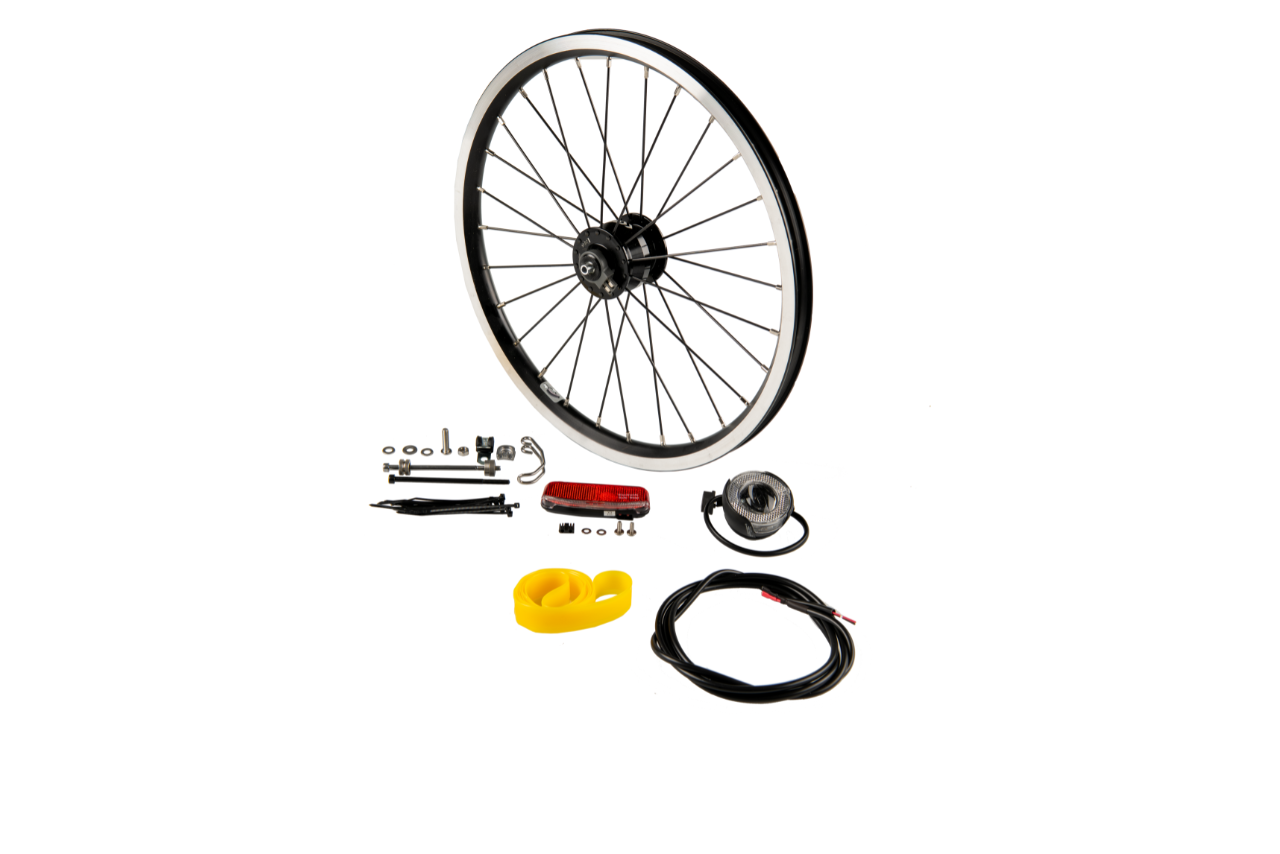 Brompton Hub Dynamo Set Sv8 Black