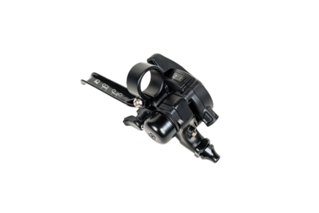 Brake Lever Right with Integrated Underbar 3 Speed Shifter Black