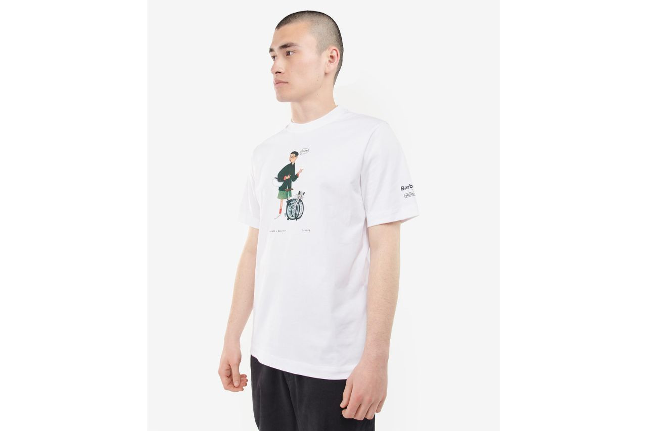 Barbour X Brompton Slowboy Ready T-Shirt