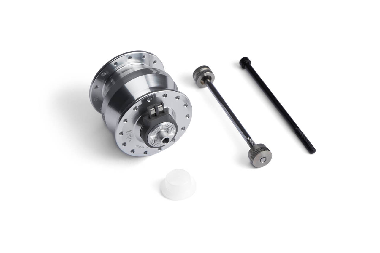 Brompton SV8 Dynamo Hub Silver 28H & Fixings