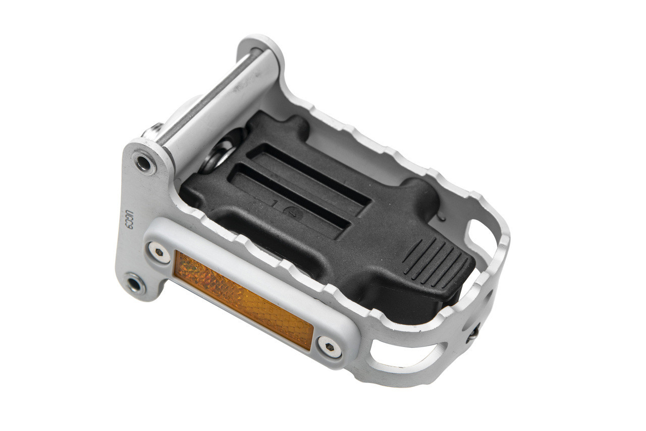 Left Folding Pedal in Silver