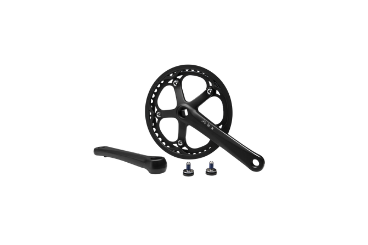 Crankset 44T in Black - Spider Type