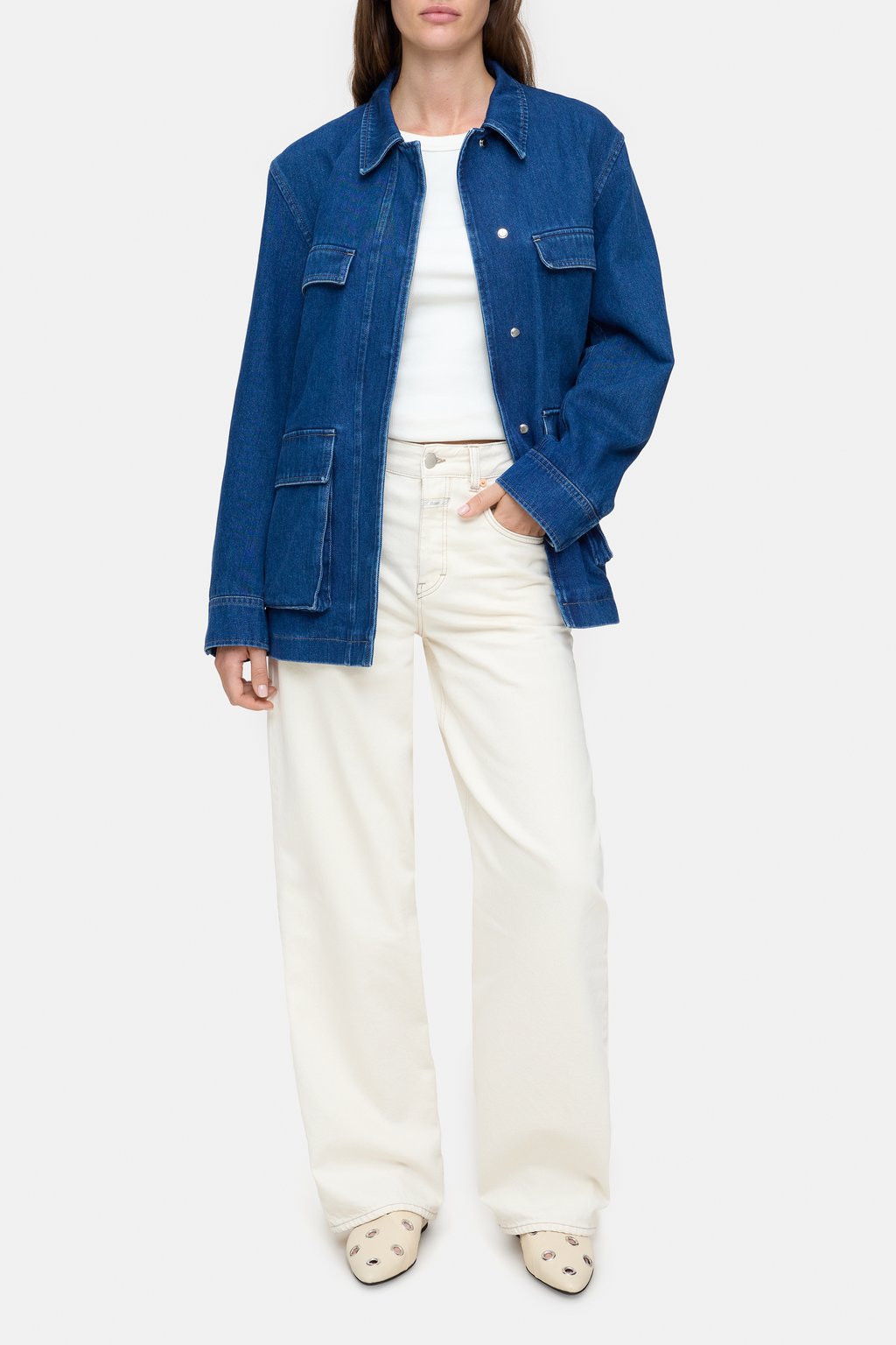 Worker Jacke aus Denim