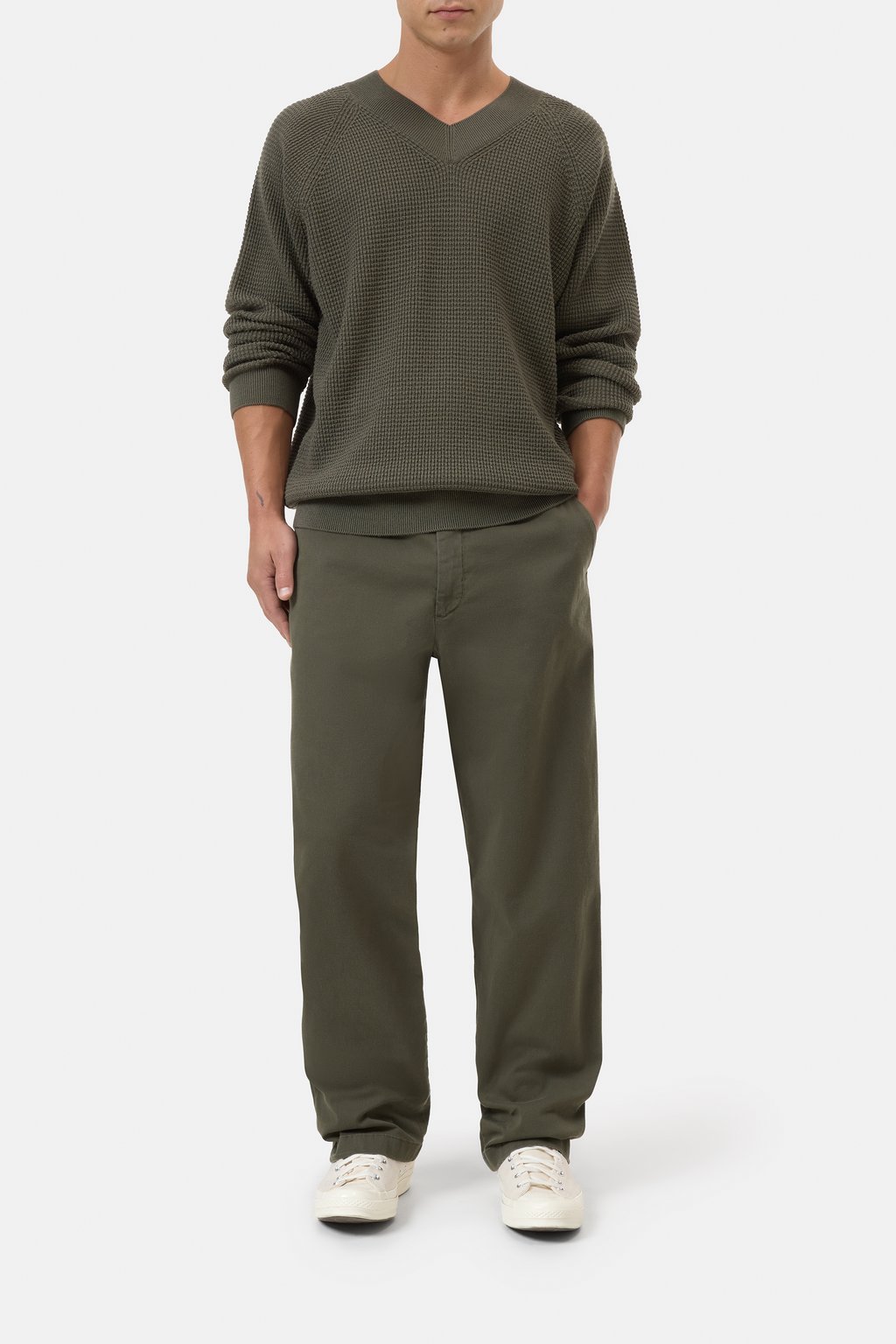 Pullover mit V-Ausschnitt