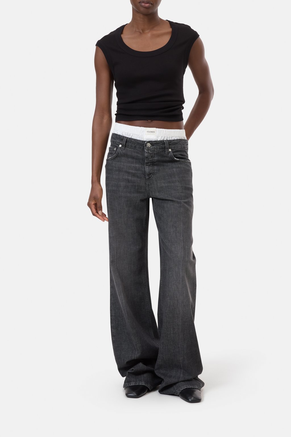 T-Shirt aus Baumwoll-Mix