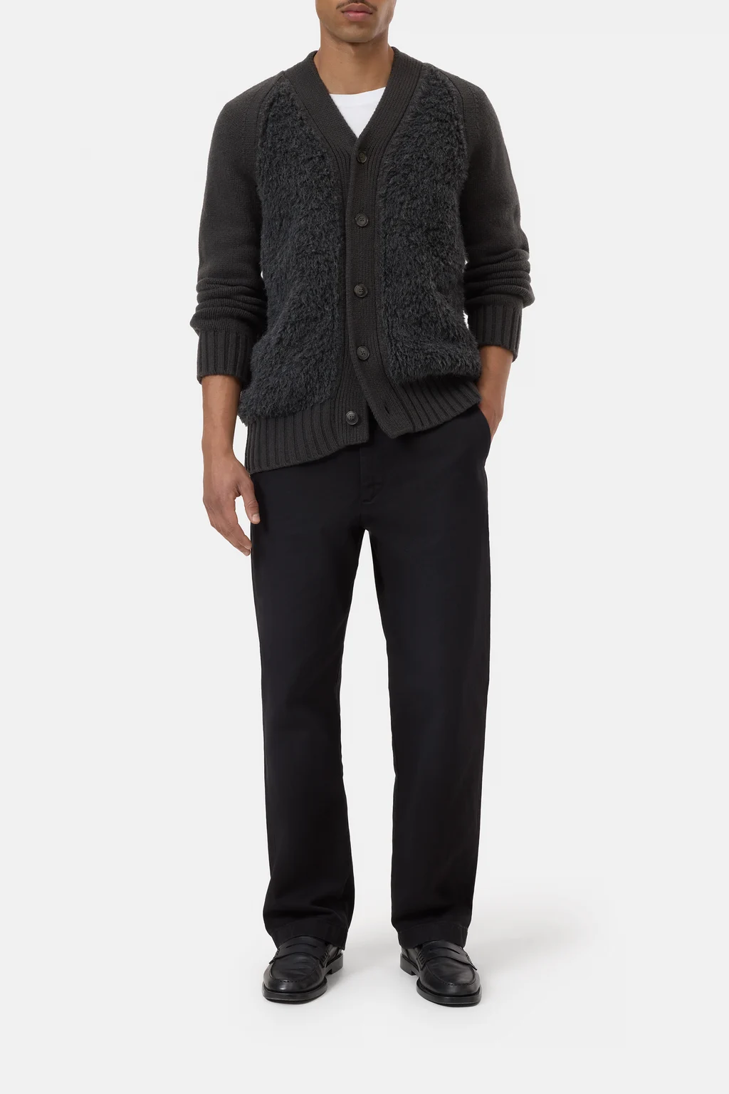 Strickjacke aus Woll-Alpaka-Mischung