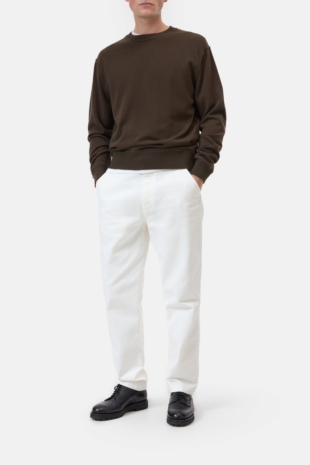 Crewneck aus reinem Cashmere