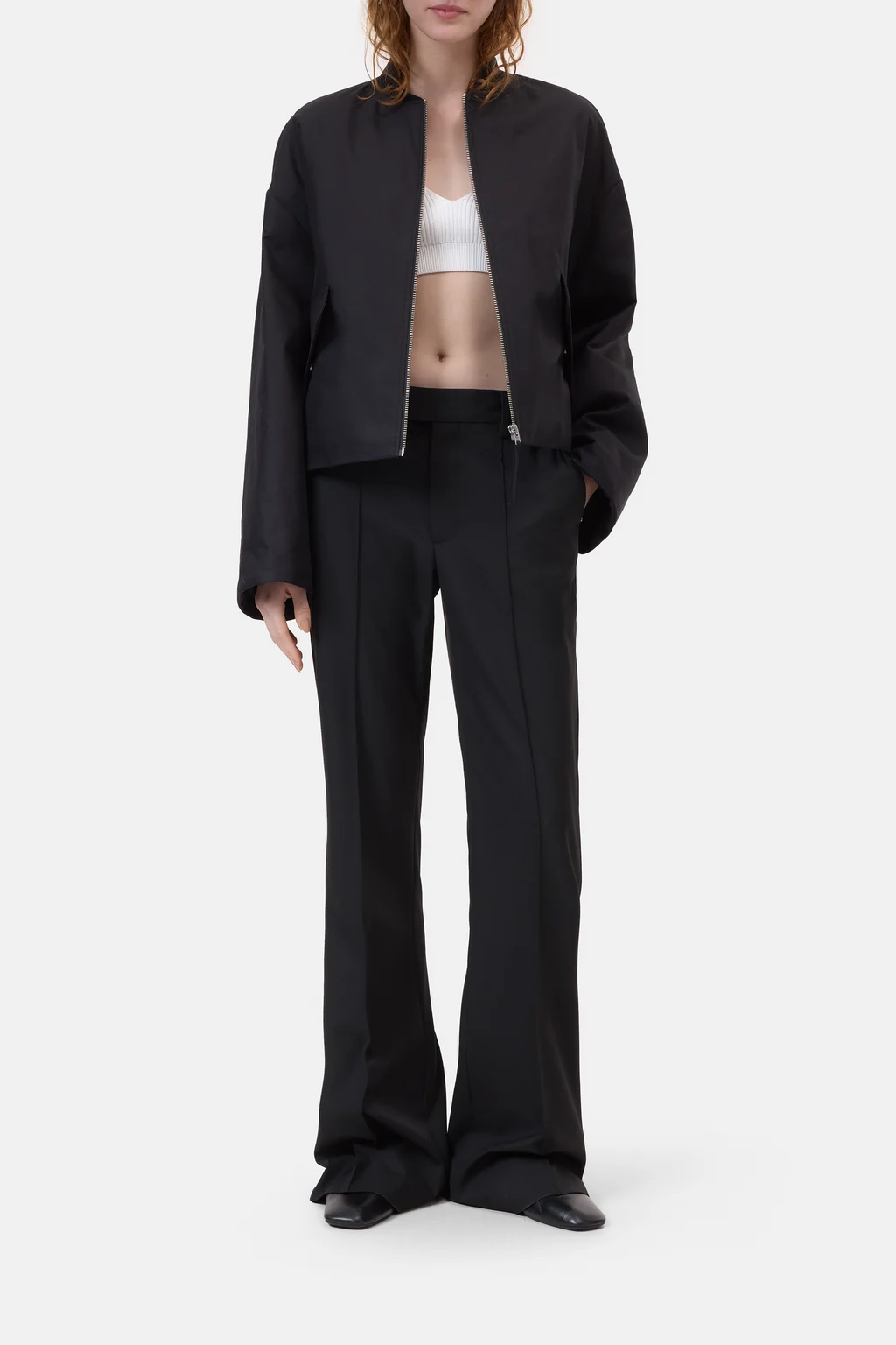 Bomber aus Baumwoll-Mix