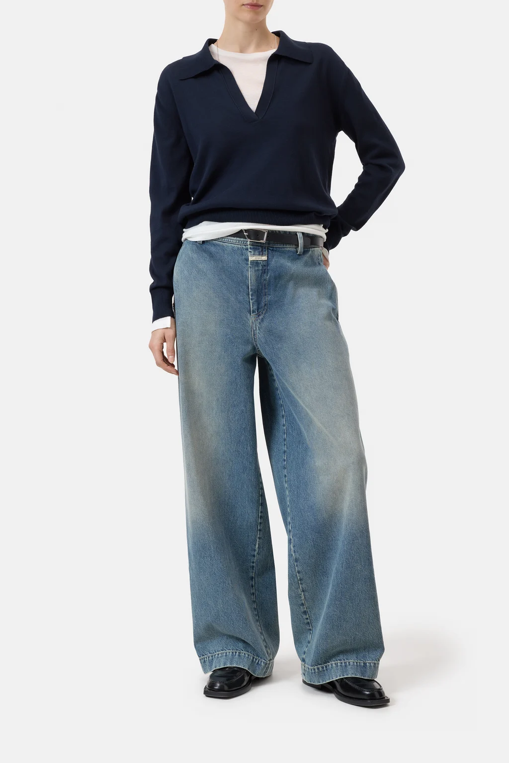 Polo Longsleeve aus Baumwolle