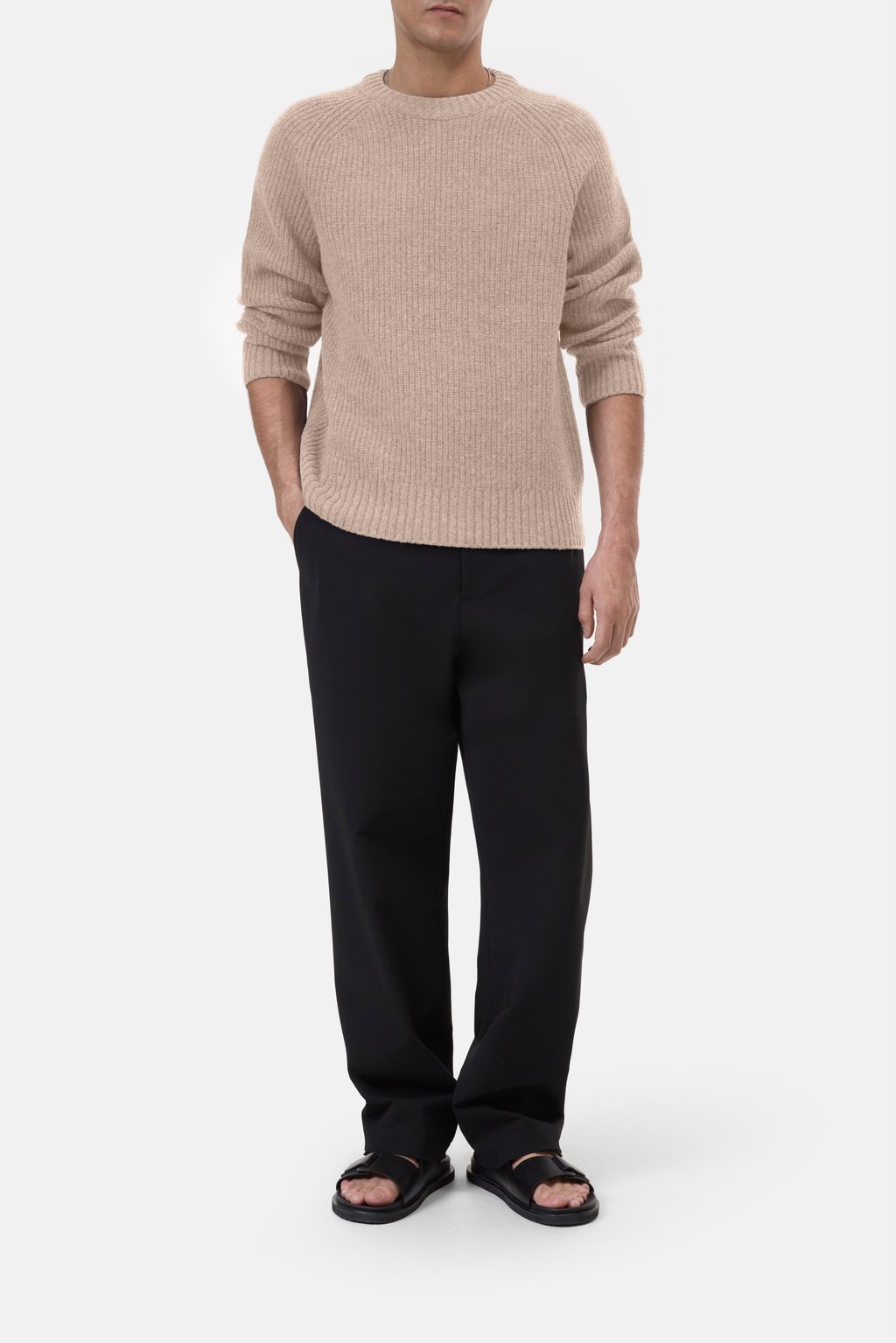 Strickpullover aus Wolle