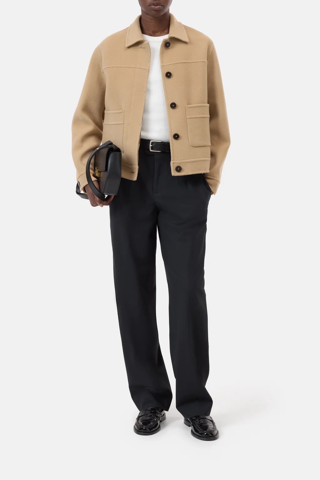 Blouson aus Schurwoll-Mix