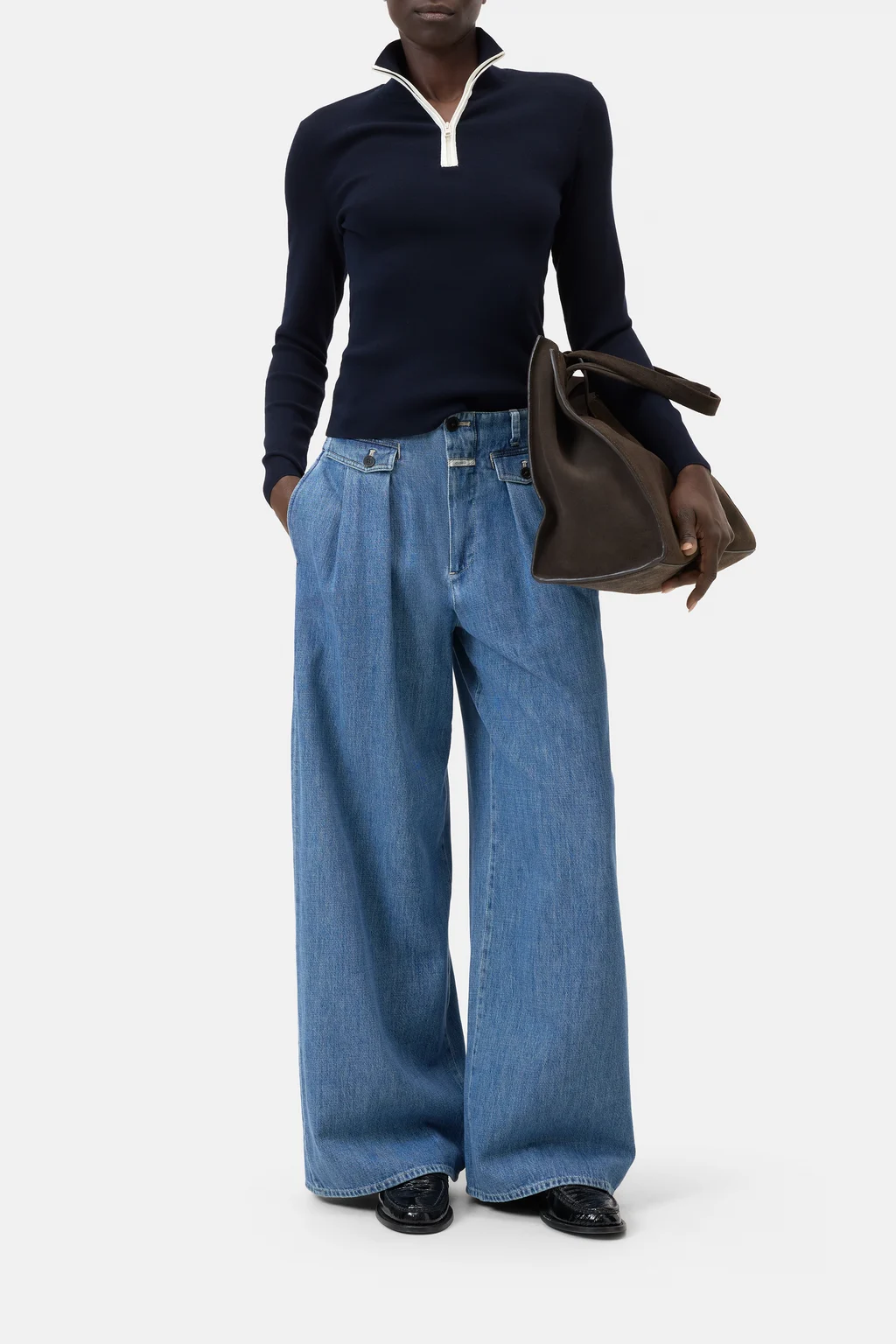 Pullover mit Rei&szlig;verschluss