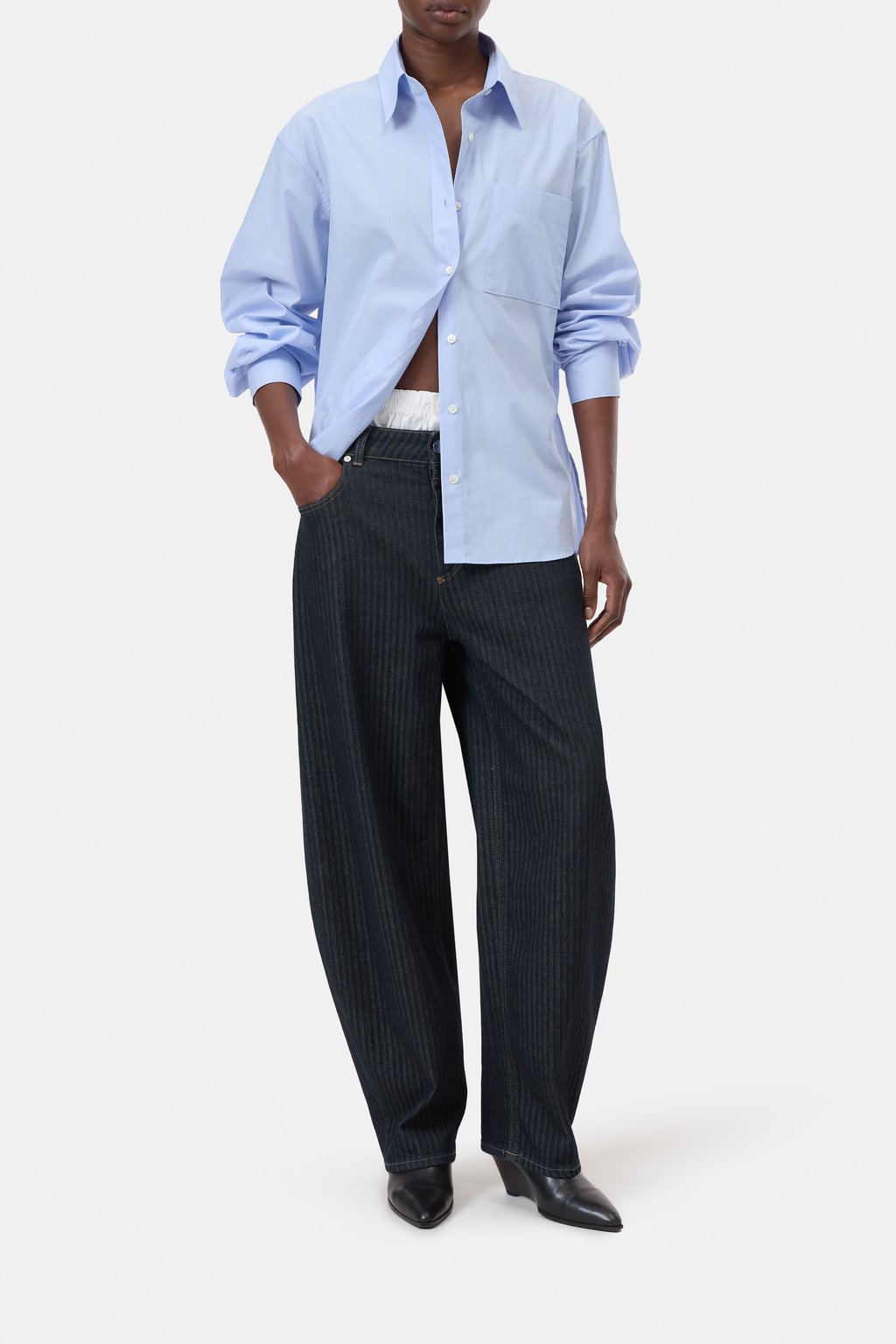 Hemdbluse aus Baumwolle