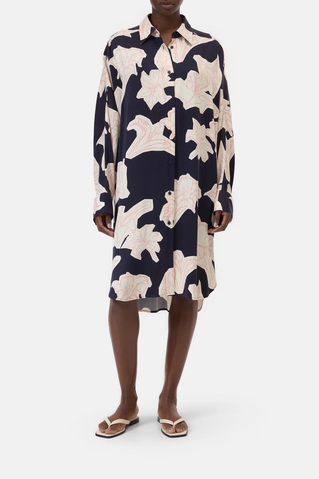 Oversized Blusenkleid