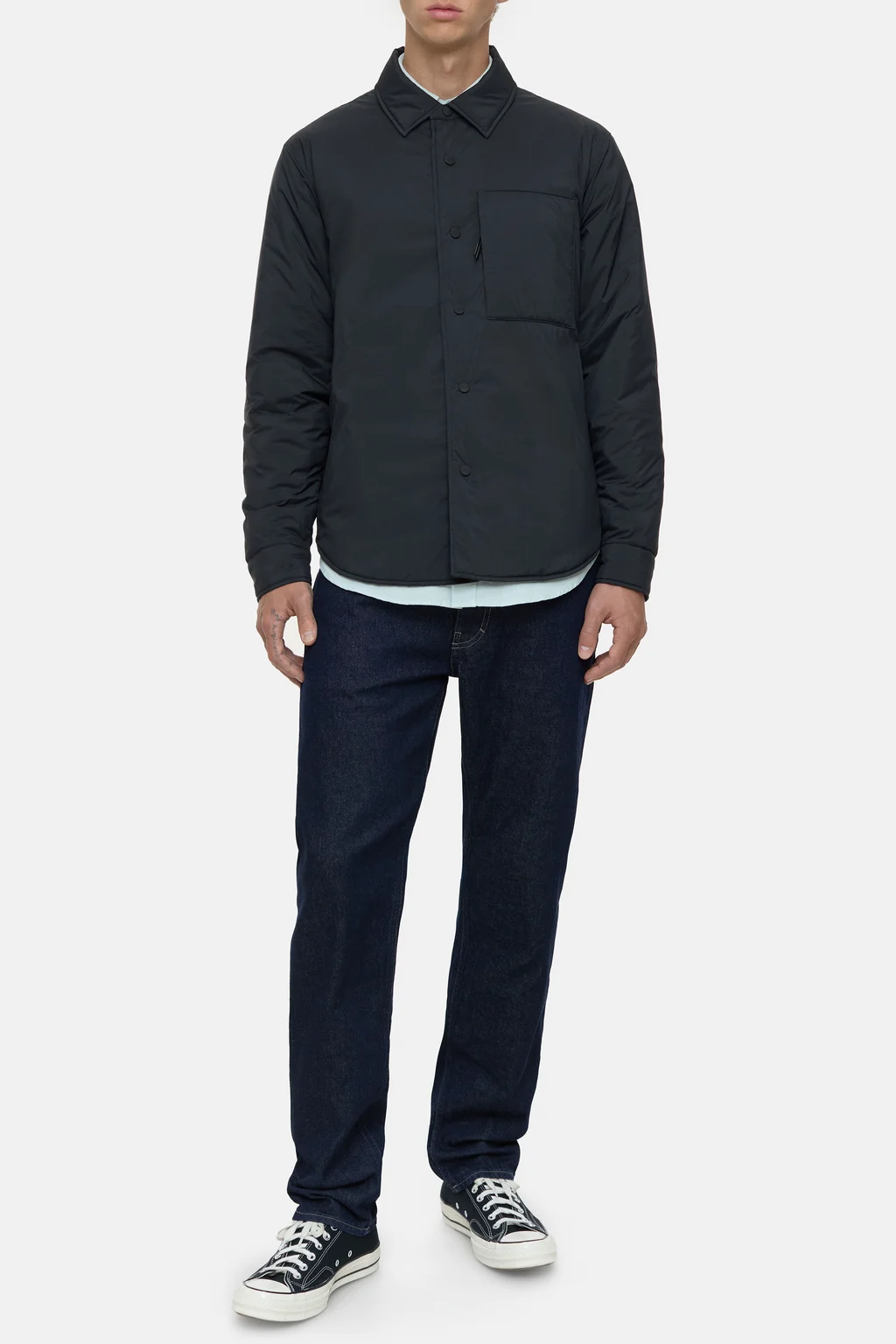 Wattiertes Overshirt