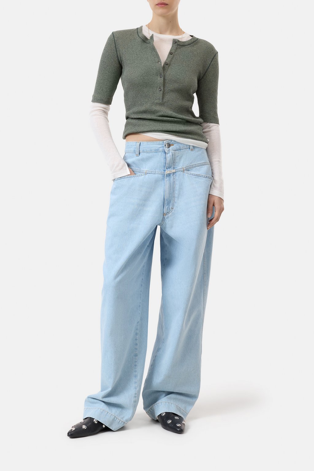 Kurzarmshirt aus Baumwolle