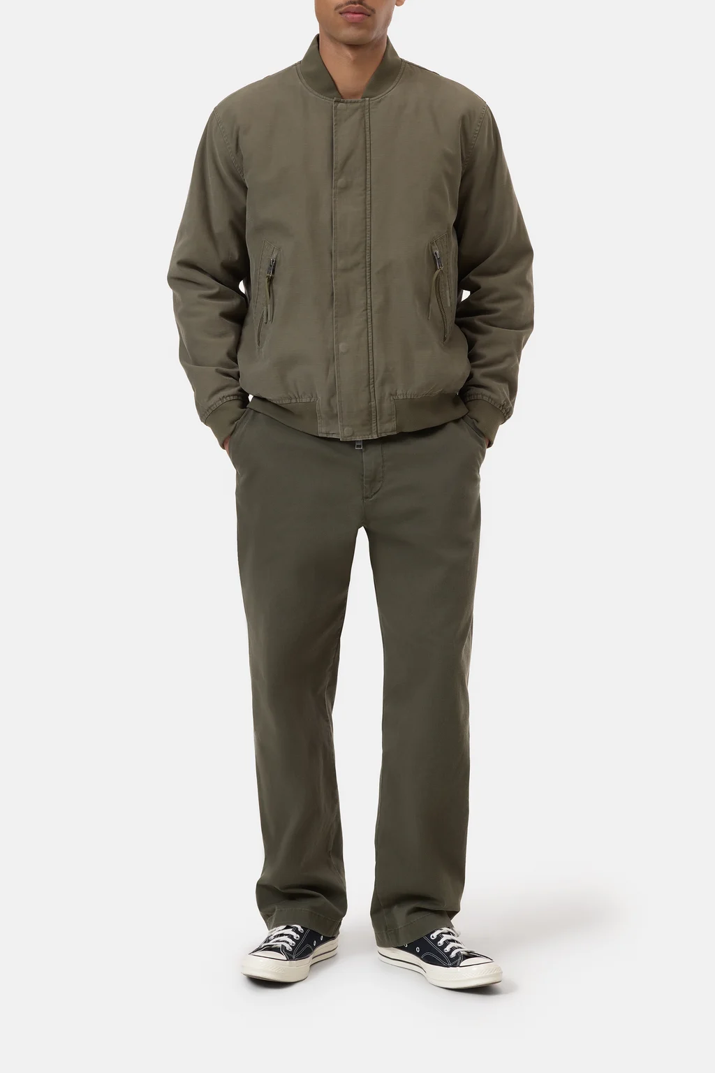 Baumwoll-Bomberjacke