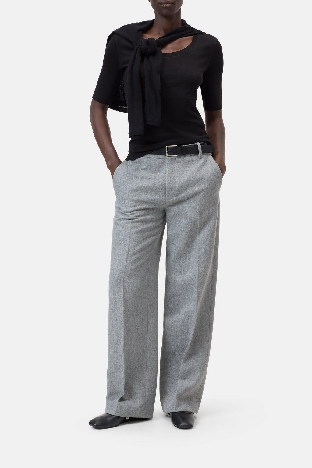 T-Shirt aus Baumwoll-Modal