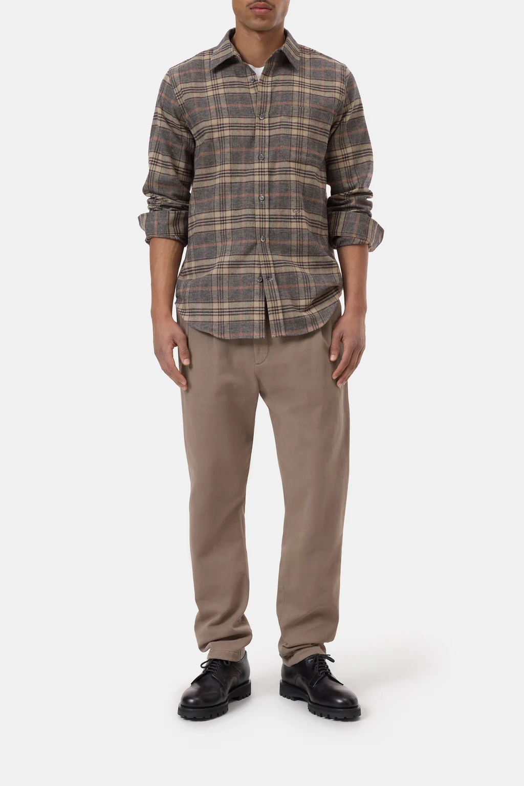 Kariertes Hemd aus Baumwolle