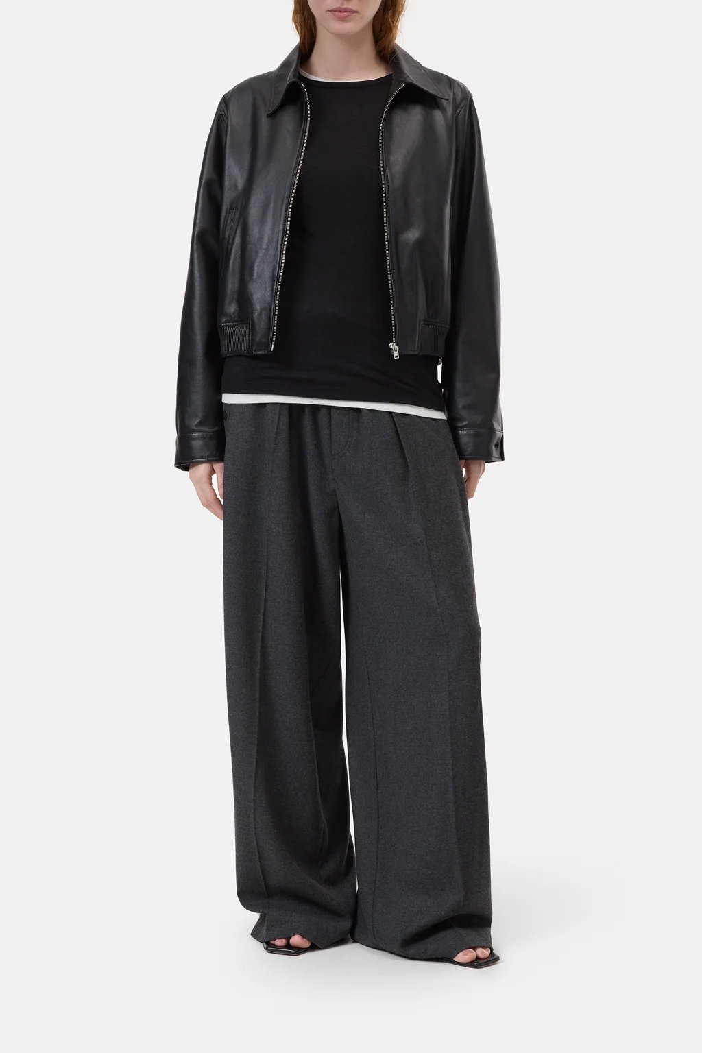 Langarmshirt aus Woll-Mix