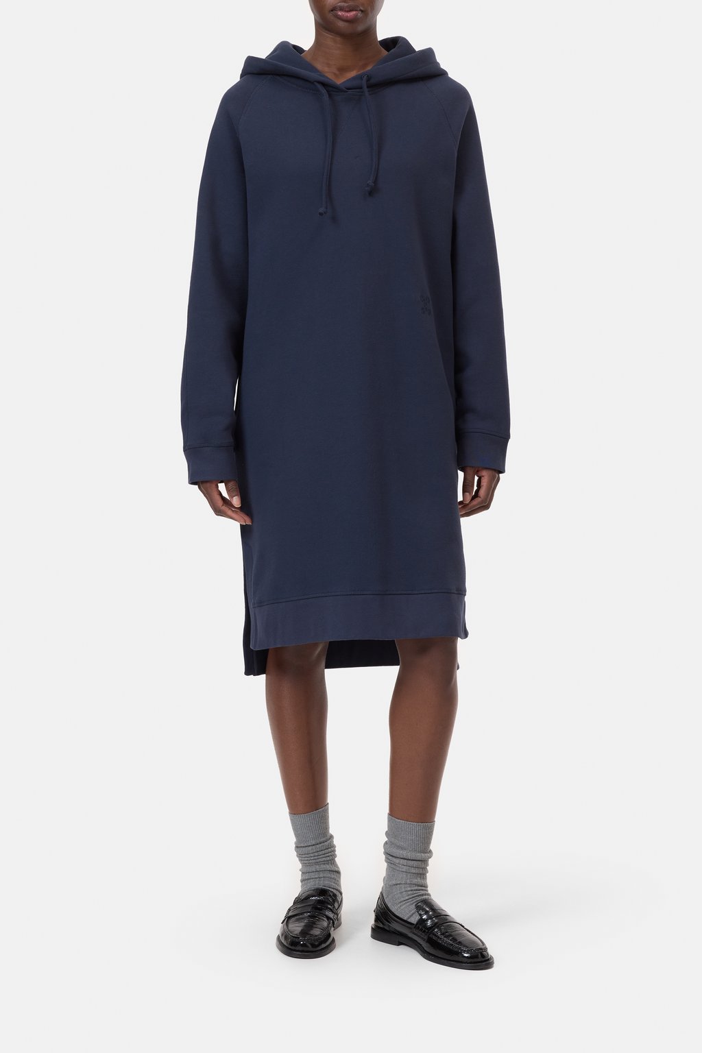 Hoodie-Kleid aus Bio-Baumwolle