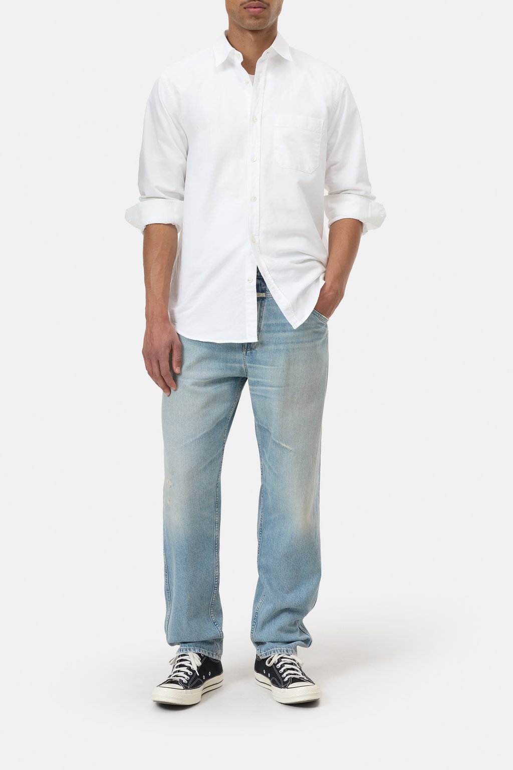 Oxford-Hemd aus Bio-Baumwolle