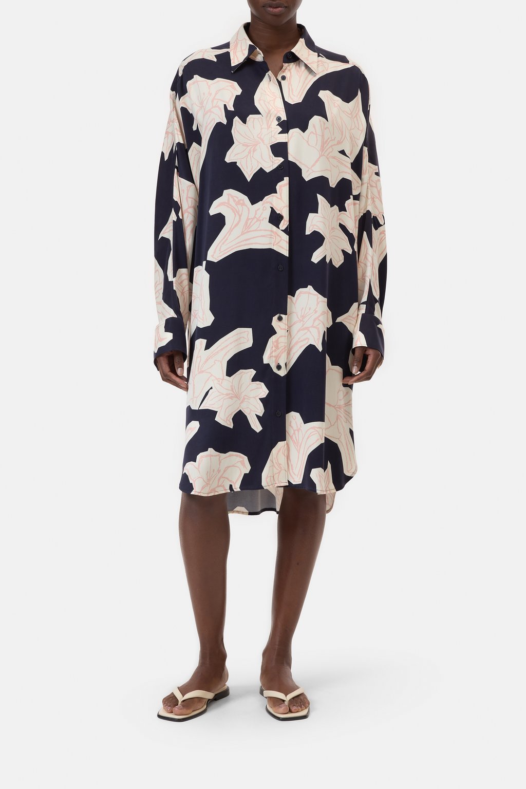 Oversized Blusenkleid