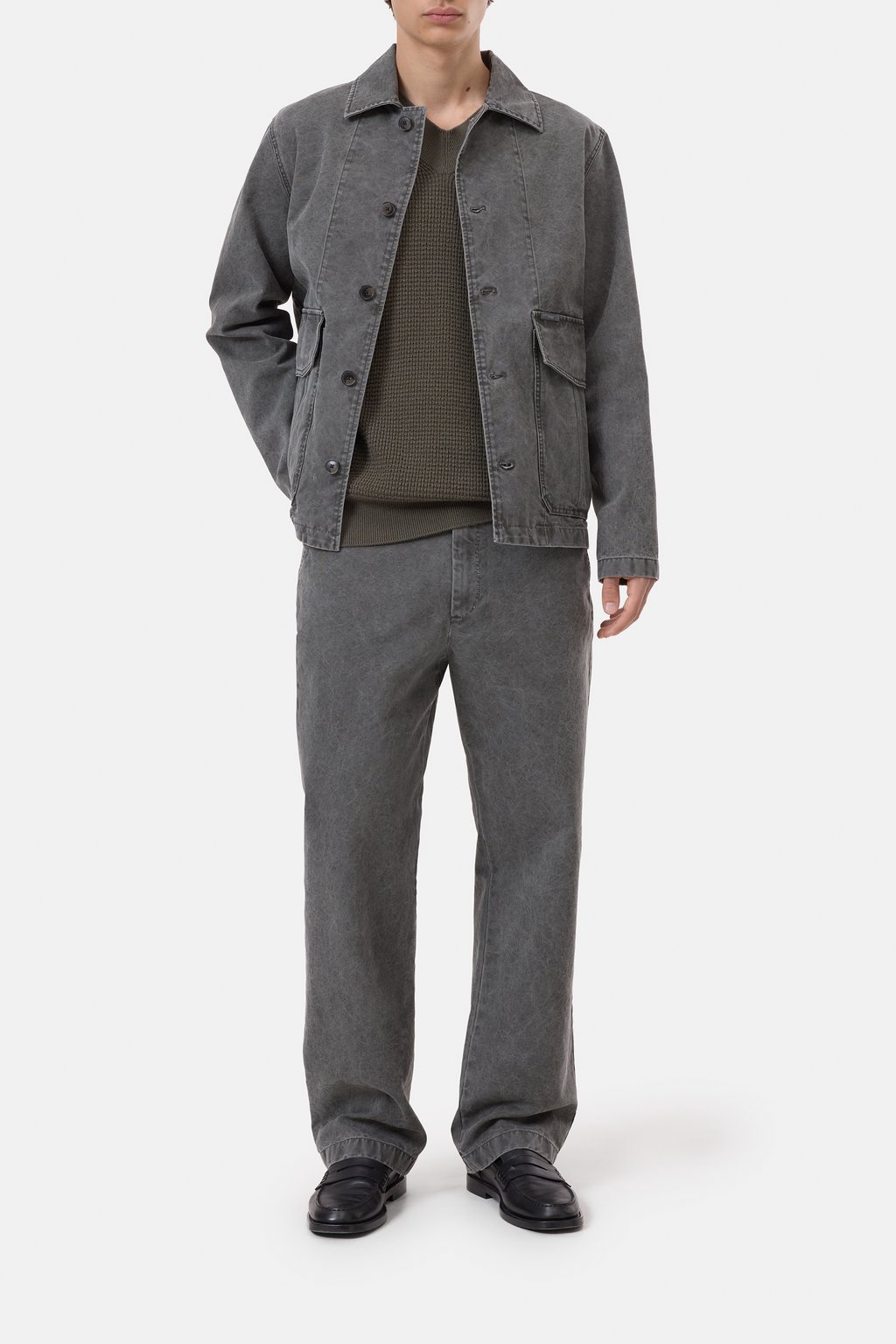 Cargo Jacke aus Baumwolle