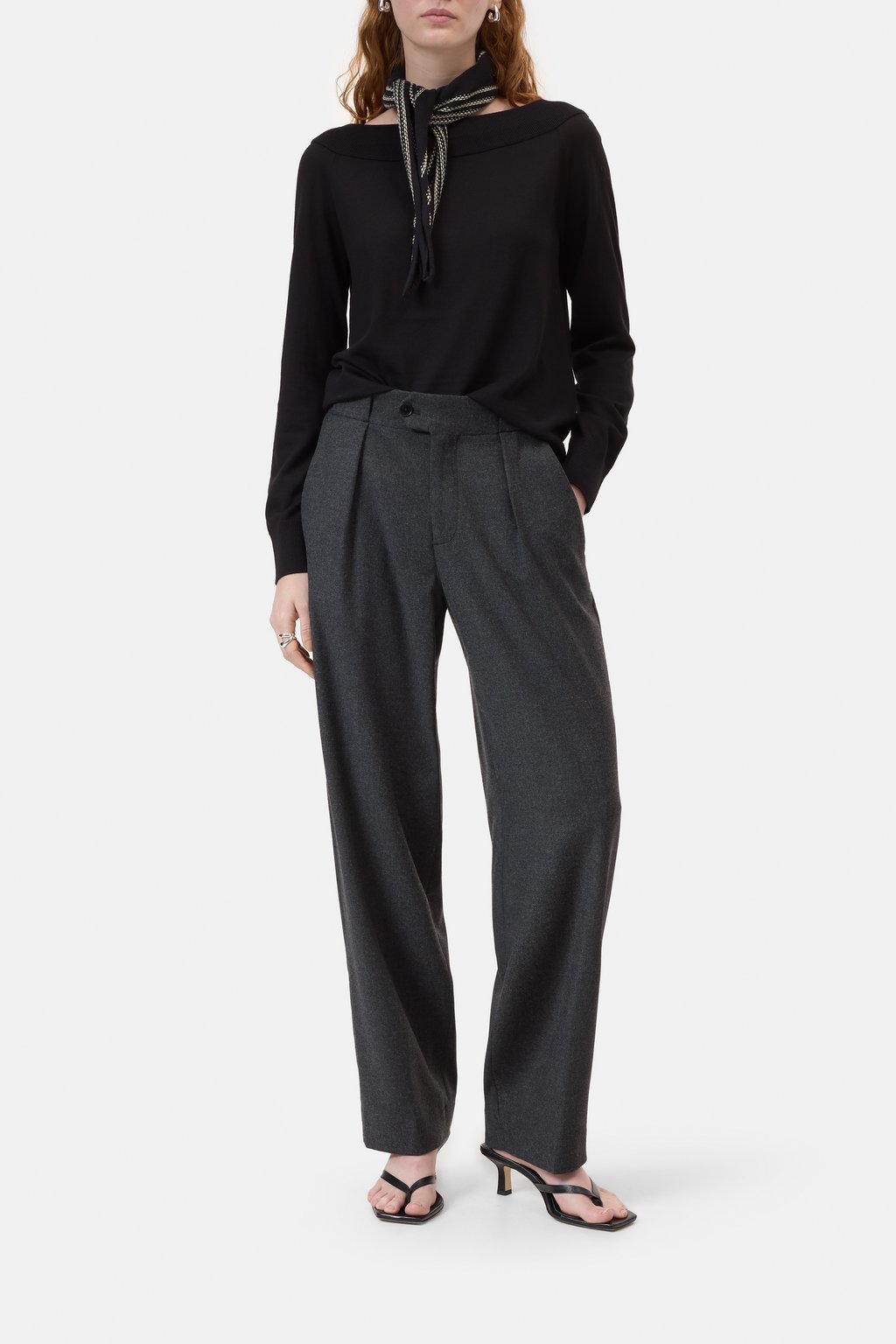 Pullover aus Woll-Seiden-Mix