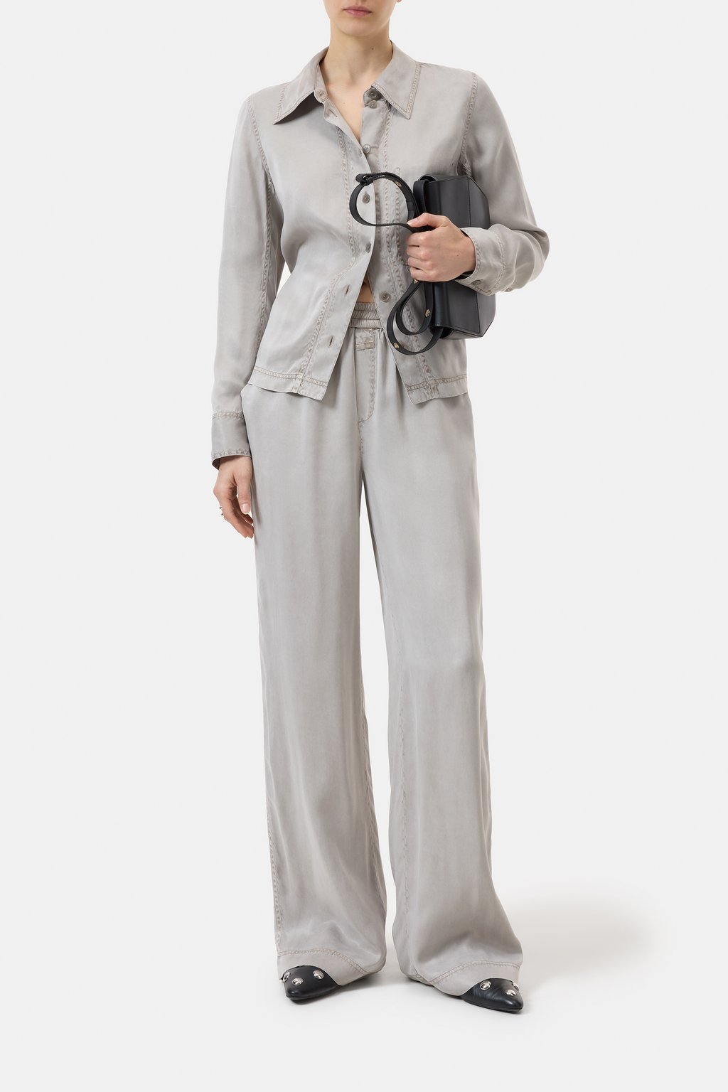 Heritage Shirt aus Cupro-Mix