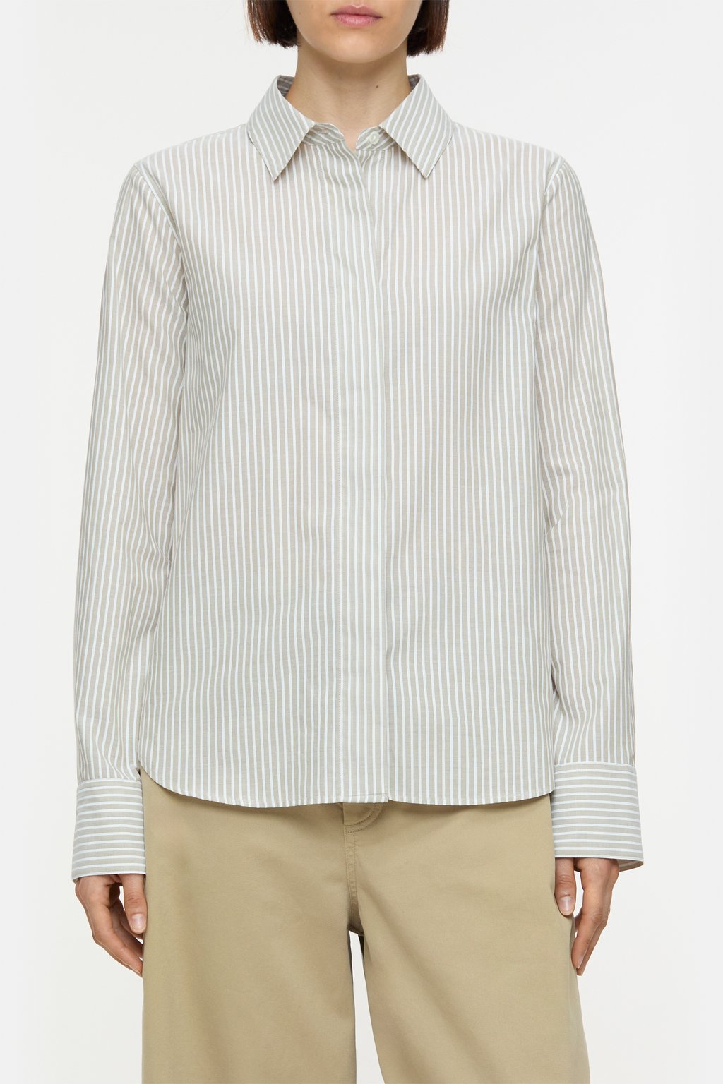 Bluse aus Baumwoll-Voile