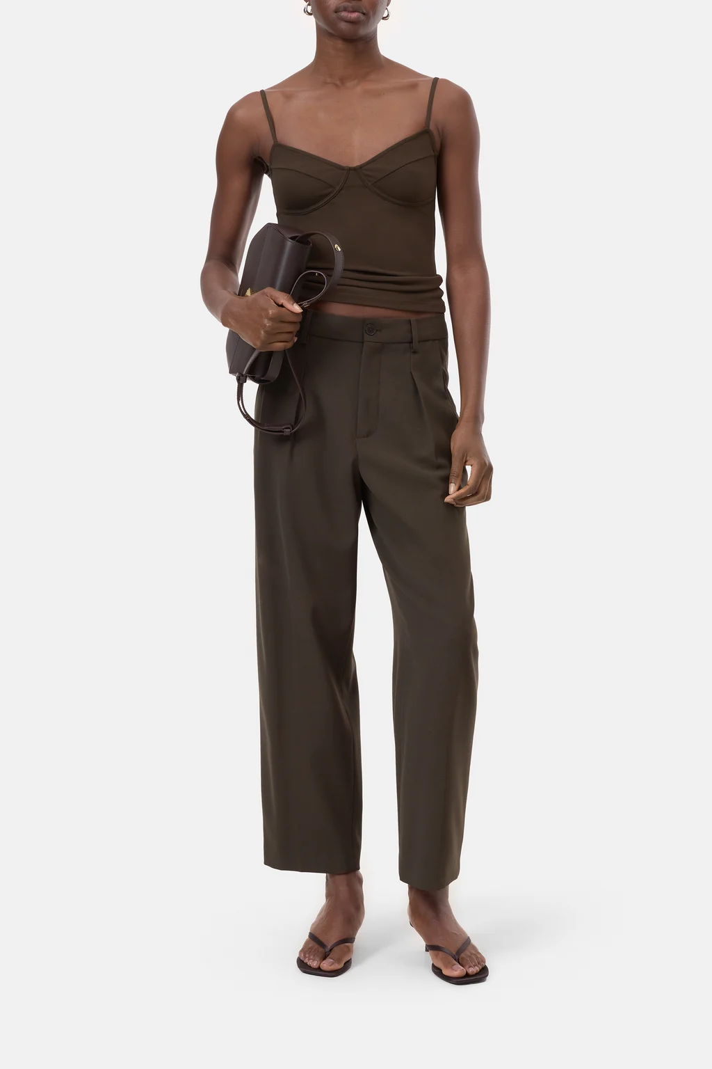 Top mit Lingerie-Details