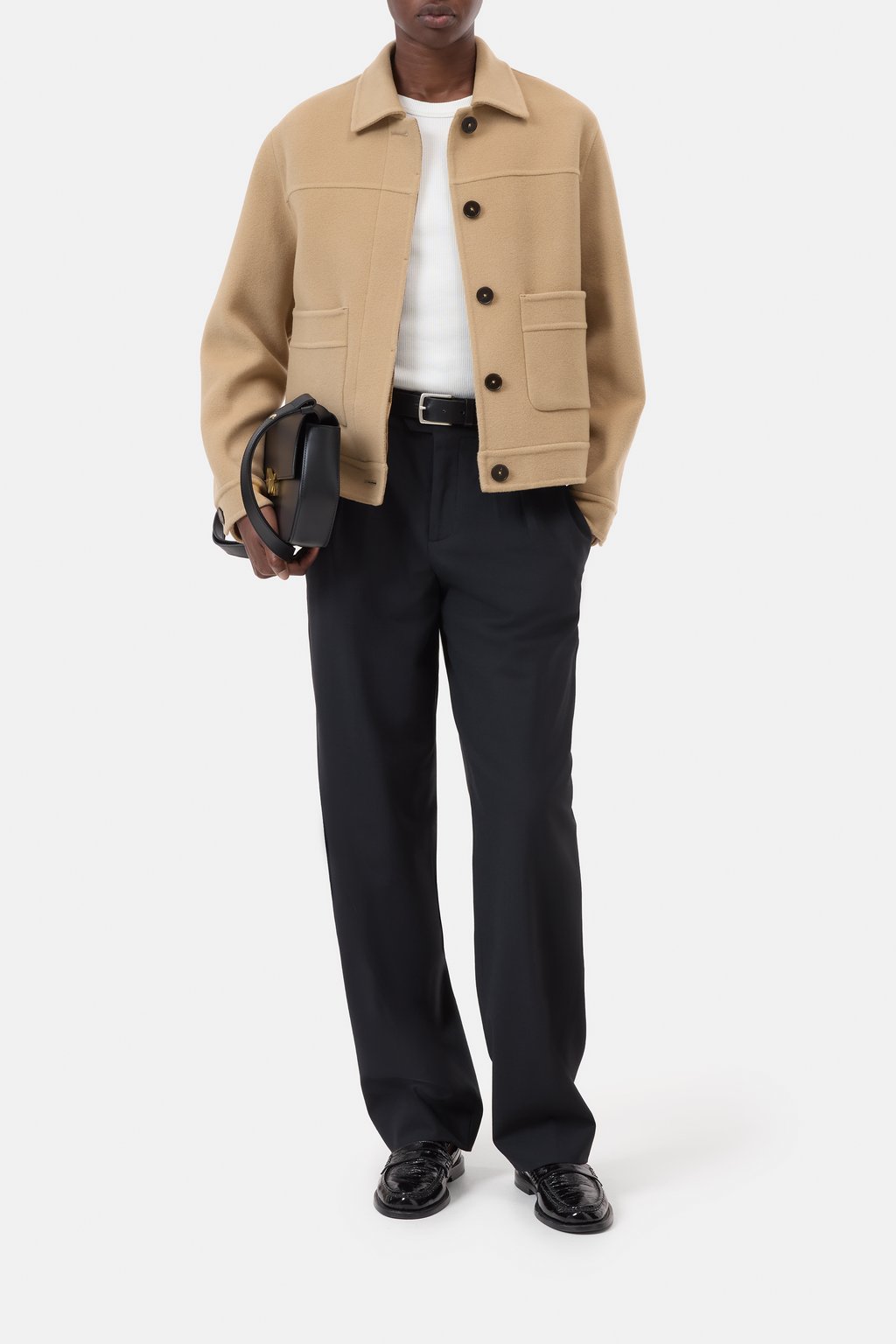 Blouson aus Schurwoll-Mix