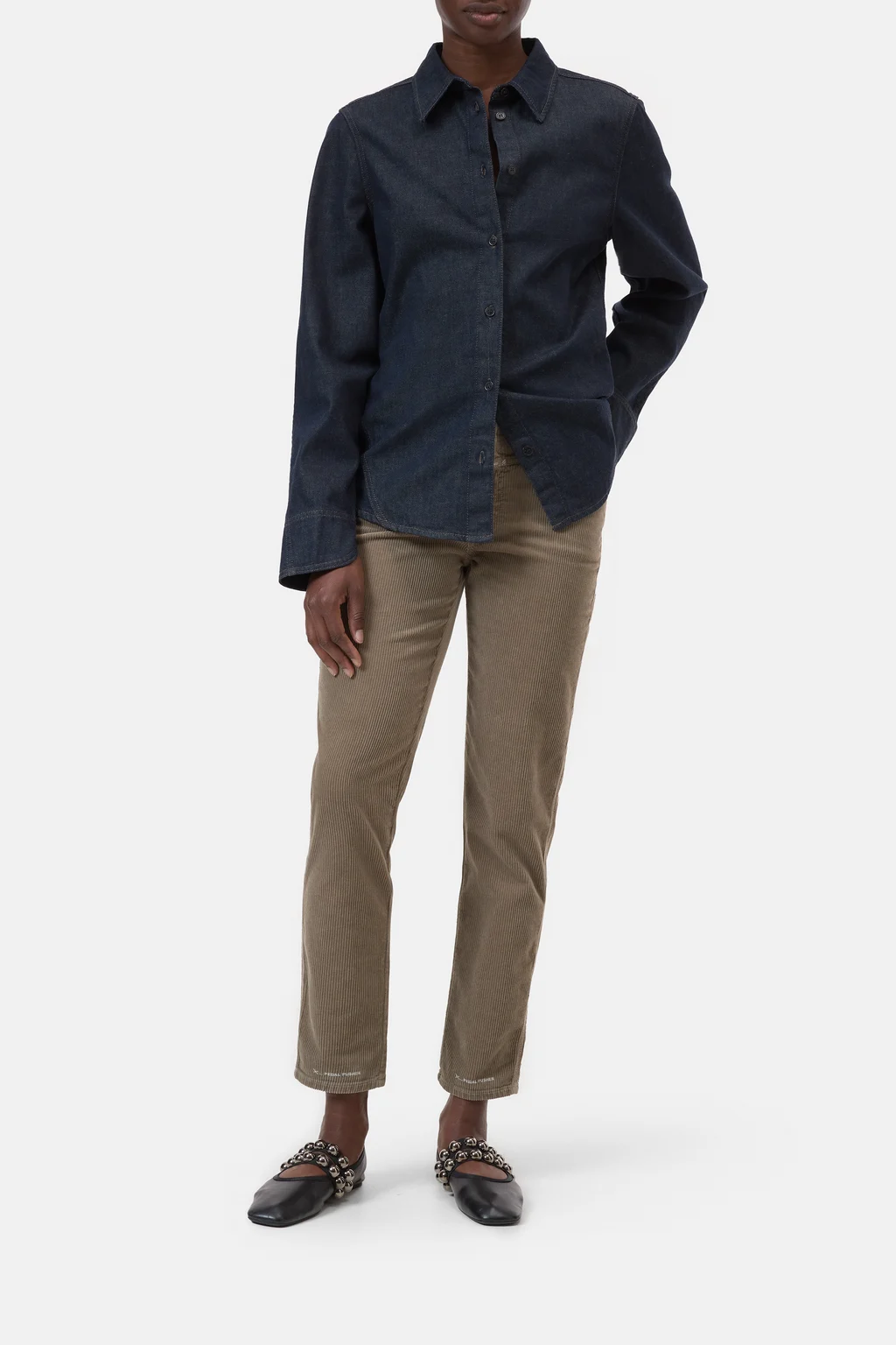 Relaxed Pants - Pedal Pusher aus Breitcord