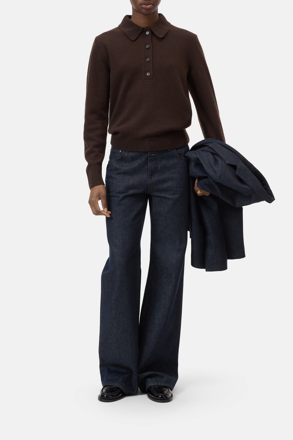 Polo Longsleeve aus hochwertiger Wolle