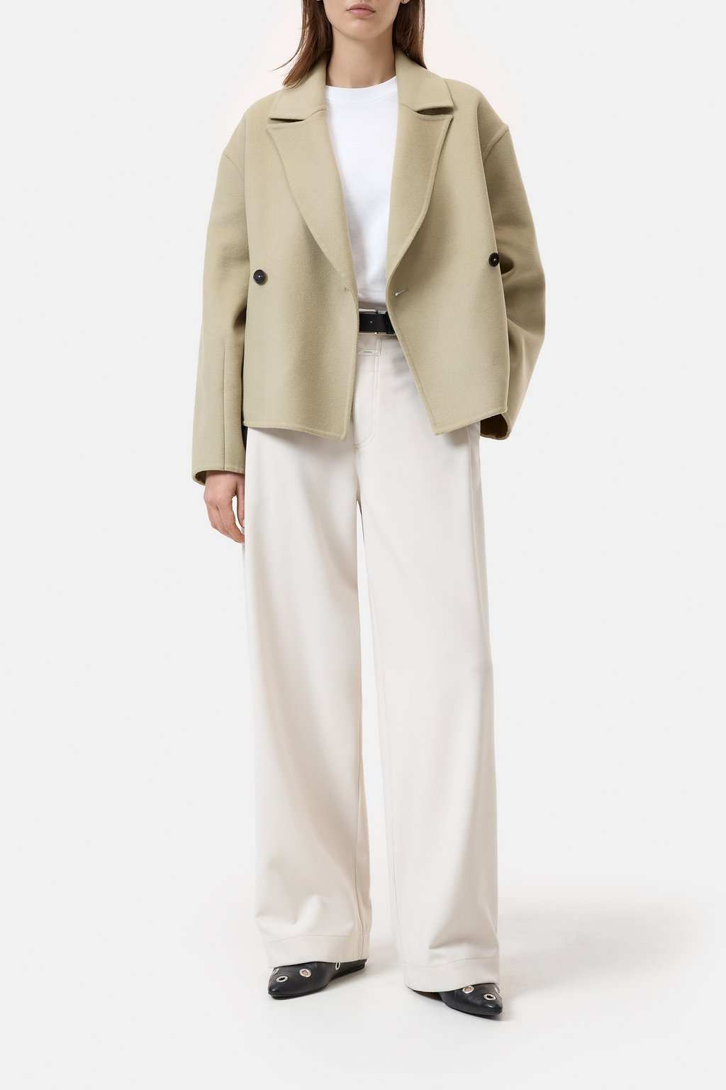 Peacoat aus Doubleface