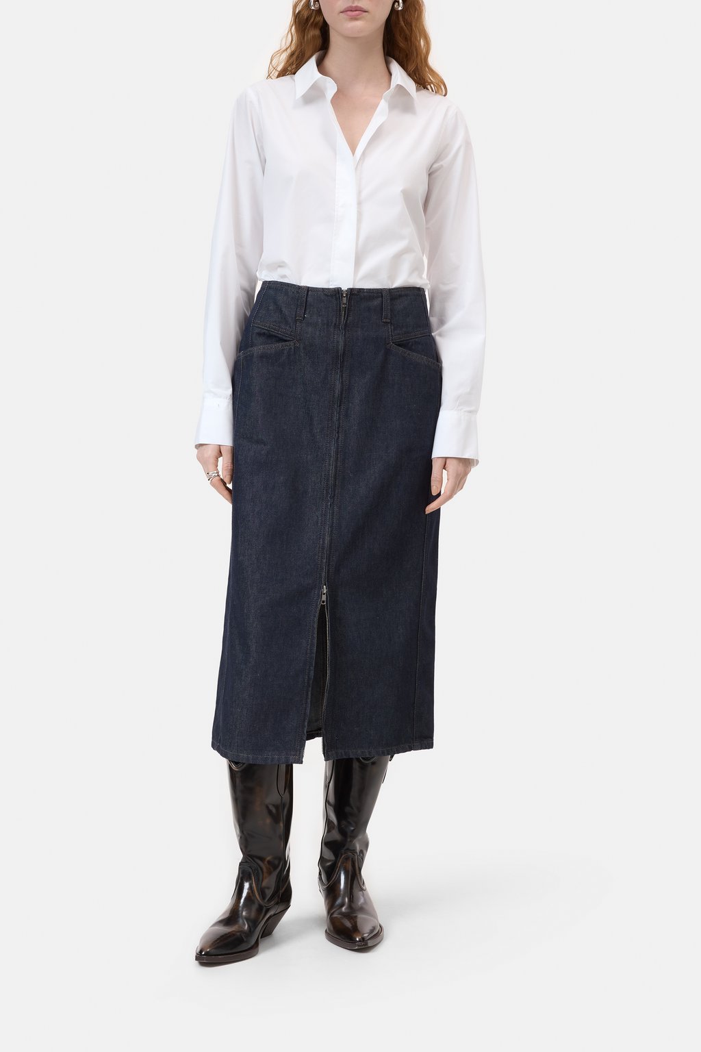 Klassische Bluse aus Bio-Baumwolle