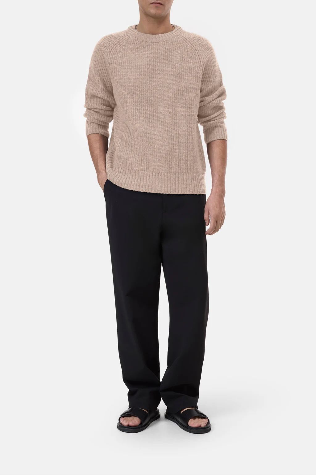 Strickpullover aus Wolle