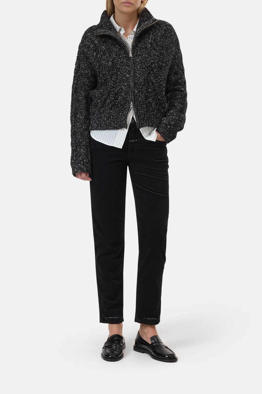 Relaxed Pants - Pedal Pusher aus Breitcord