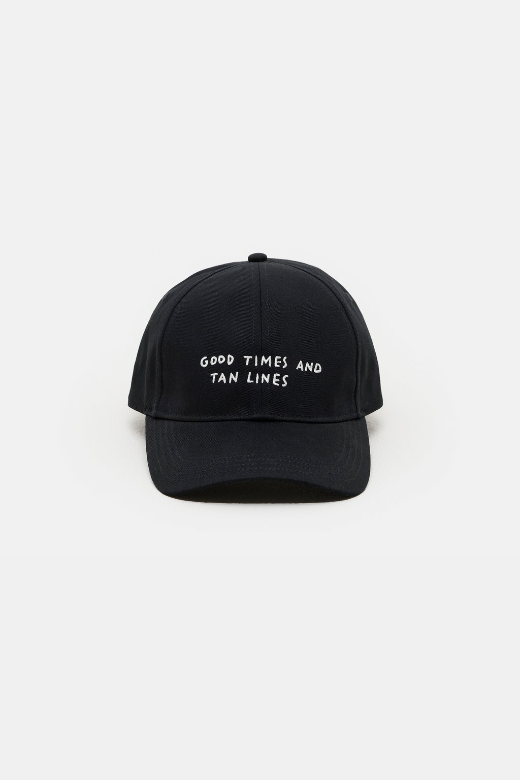 Cap aus Premium-Baumwolle mit Schriftzug