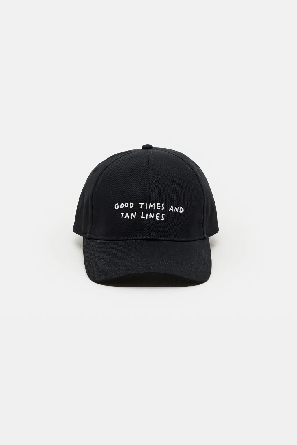 Cap aus Premium-Baumwolle mit Schriftzug