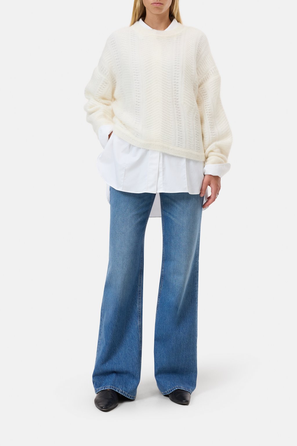 Pullover aus Mohair-Mix