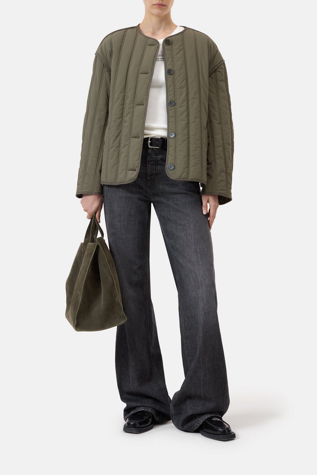 Steppjacke aus recyceltem Nylon