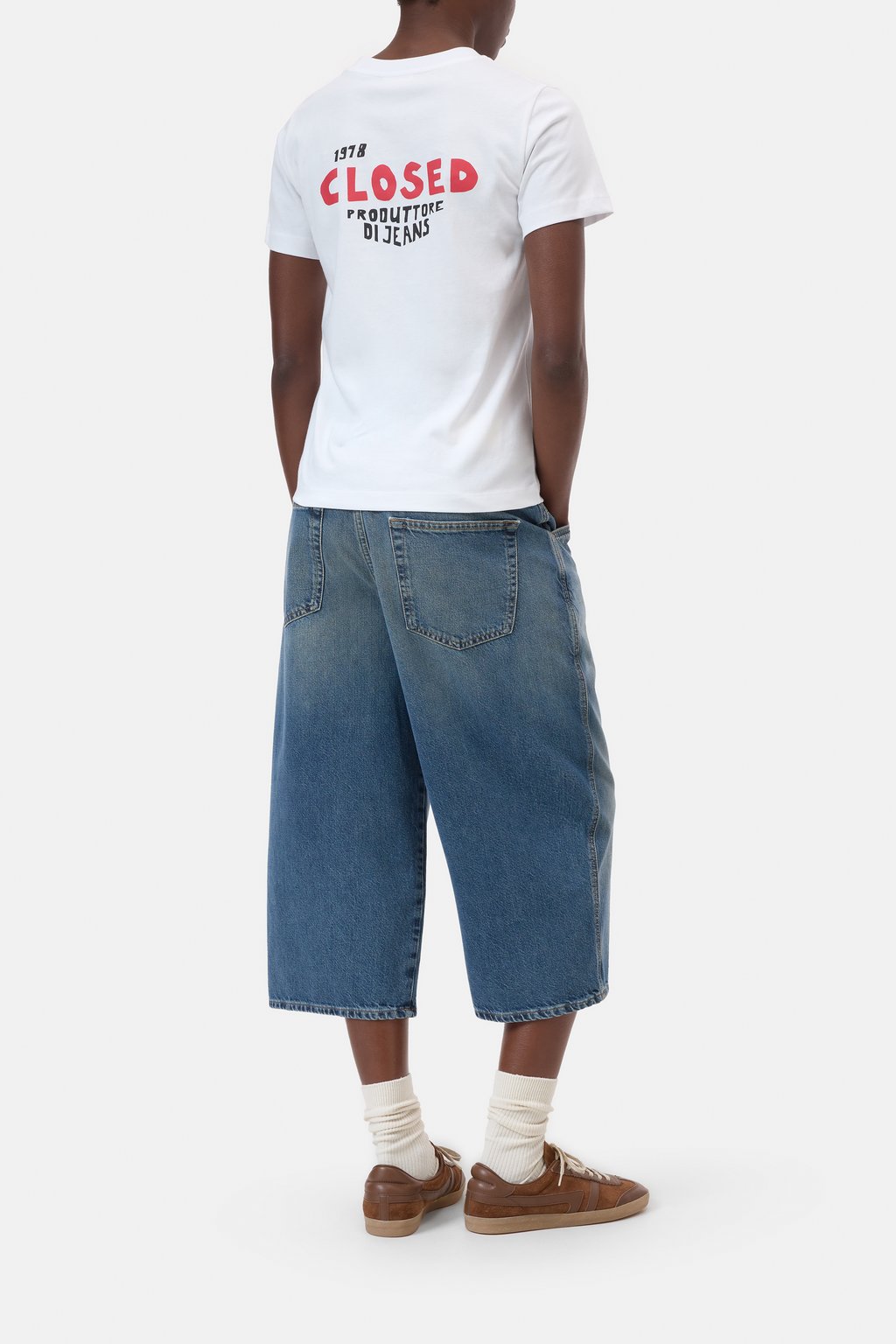 T-Shirt aus Bio-Baumwolle mit Print