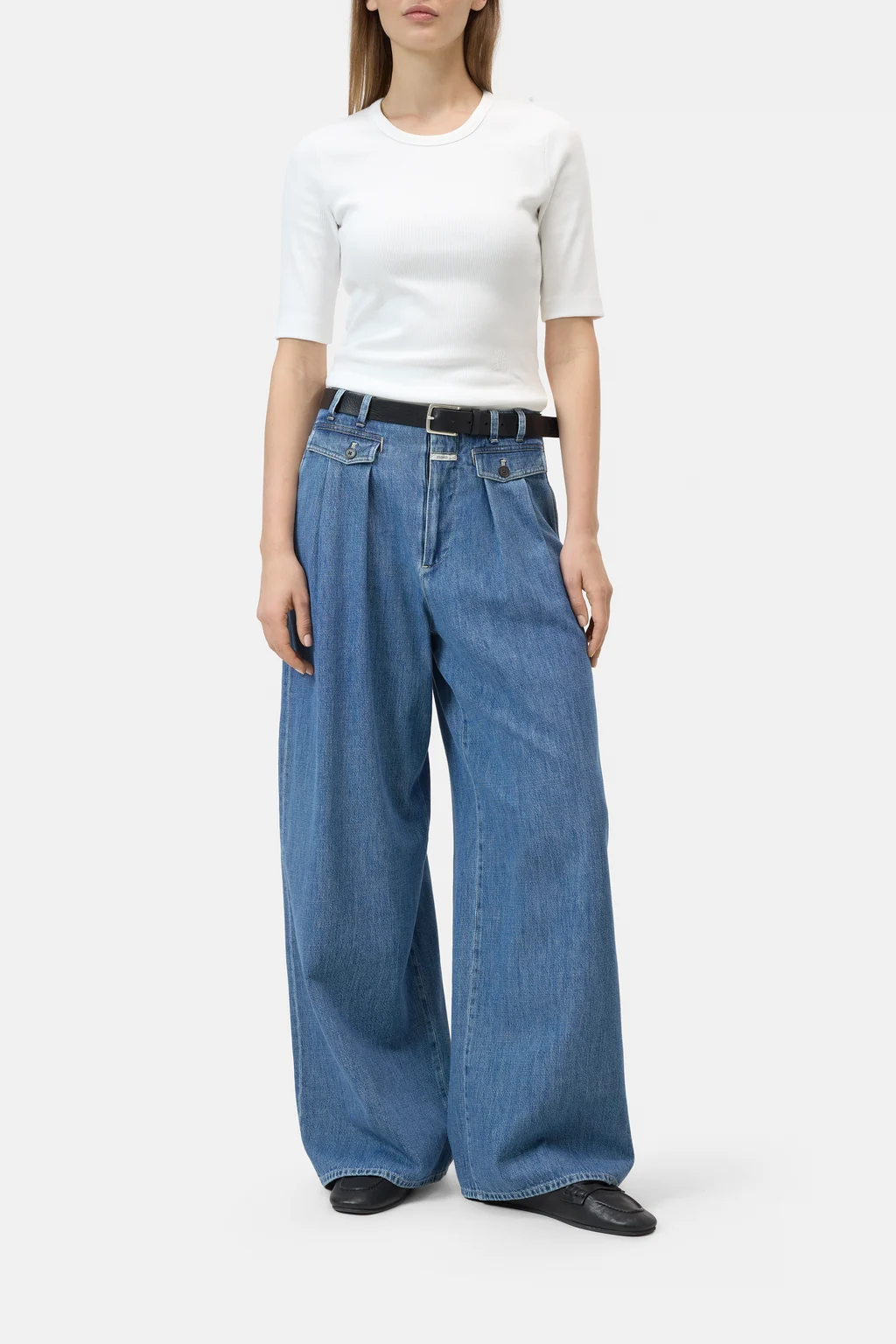 T-Shirt aus Baumwoll-Mix