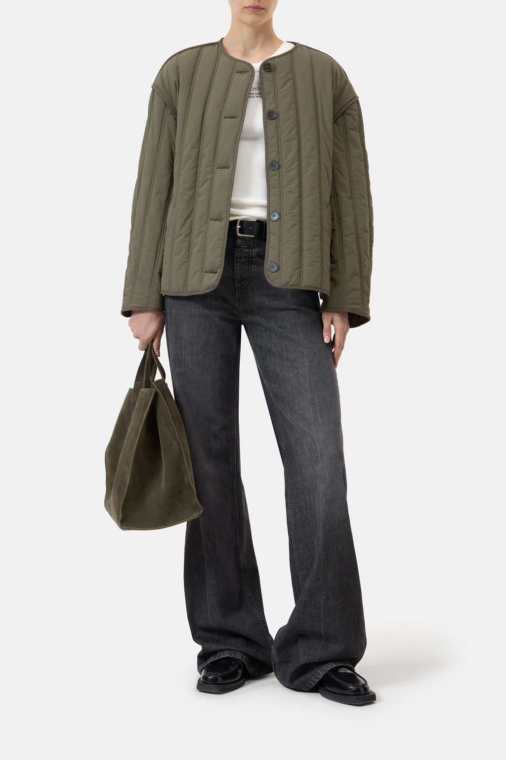 Steppjacke aus recyceltem Nylon