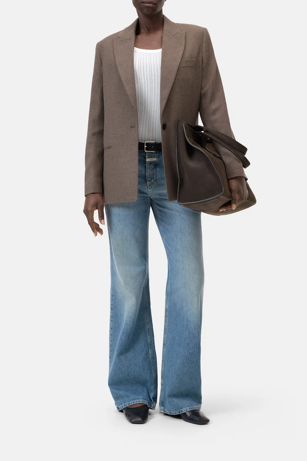 Contemporary Blazer aus Schurwolle-Mix