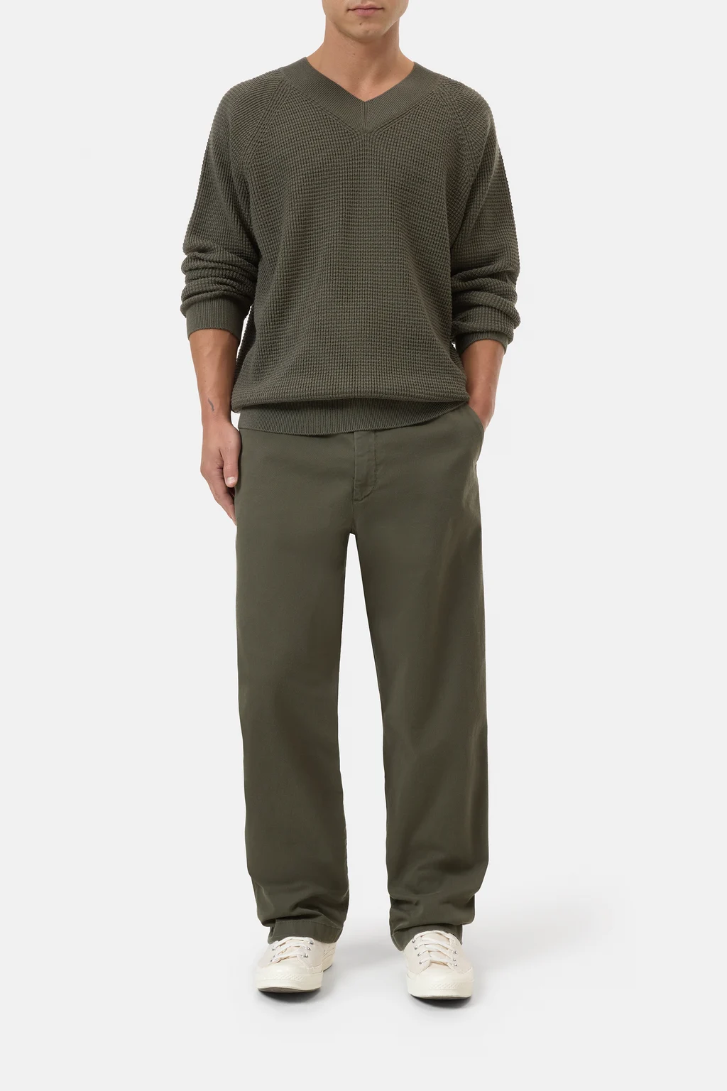 Pullover mit V-Ausschnitt